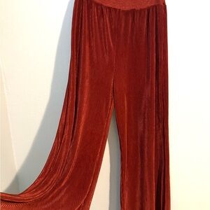 Urban Outfitters Dark Red Wide-Leg Pants